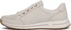 A side view of a cream-colored leather sneaker against a white background. Náhled obrázku produktu