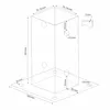 Podstawa słupa przykręcana - kotwa 71 x 71 x 150 mm Podgląd zdjęcia produktu 2