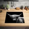 KitchenYeah© Herdabdeckplatte Schottischer Highlander - Kuh Produktbild-Vorschau 2