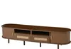 okwish Ovaler TV-Schrank TV-Ständer mit Schubladen und Produktbild-Vorschau 8