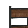 Kovový posteľný rám bez matraca, hnedý dub 90x190 cm Náhľad obrázku produktu 7