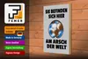 Holzschild Spruch 20x30cm Sie befinden sich am Arsch Produktbild-Vorschau 3