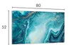 Krycí deska varné desky 80x52cm 1-dílný keramický kryt Náhled obrázku produktu 2