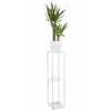 Howhomely Sgabello per fiori in metallo bianco 100 cm - Anteprima dell’immagine prodotto 5