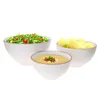 3er Set Salatschüssel Wolle Ø 17,5cm + 20,5cm + 24cm weiß Produktbild-Vorschau 2