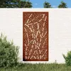 vidaXL Záhradná dekorácia na stenu 105x55 cm Corten Steel Náhľad obrázku produktu 2