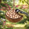 10 Stck Kokosnüsse halb Vogelfutter Fettfutter Winterfutter Produktbild-Vorschau 2