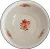 Emaillierte Schüssel mit Blumenmuster –  Ø28 x 8,5 cm Produktbild-Vorschau 1