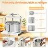 YARDIN 12L nerezová odšťavovač na ovocie, na hrozno, Náhľad obrázku produktu 5
