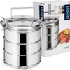 Portapranzo in acciaio inox con 3 contenitori Anteprima dell’immagine prodotto 11