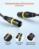 SucceBuy Câble XLR 30,48 m, lot de 2, câble microphone DMX Voir les images du produit 3