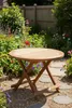Rondo Teak Klapptisch – Ø 60 cm – Zusammenklappbarer Produktbild-Vorschau 1