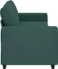 vidaXL Divano a 3 posti Verde scuro 220x77x82 cm Tessuto Anteprima dell’immagine prodotto 5