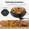 SHOV Elektrische Pizzapfanne Ø36 cm – 1500 W, Glasdeckel & Produktbild-Vorschau 7