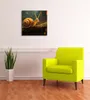 Wallario Premium Leinwandbild Snail on Tree in Größe 50 x Produktbild-Vorschau 2