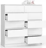 Kommode weiß 120cm breit mit 10 Schubladen, Schlafzimmer Produktbild-Vorschau 2