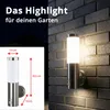 Grafner® Edelstahl Wandlampe mit Bewegungsmelder 10WBPIR Produktbild-Vorschau 6