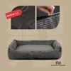Katzenbett Cordstoff mit Spielkugelset, Farbe:grau, Produktbild-Vorschau 9