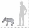 vidaXL Plüschtier Elefant Stehend Plüsch Grau XXL Produktbild-Vorschau 3