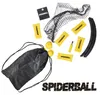 Gelbes Spider Ball Ballspiel Set mit Netz, 3 Bällen und Produktbild-Vorschau 3