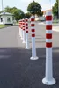 Poteau de blocage TPU blanc/rouge D.80mm à fixer avec Voir les images du produit 10