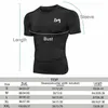 Herren Sportshirts Lang Kurzarm  Kompressions T Shirts Produktbild-Vorschau 6