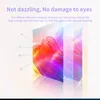 Diagram illustrating the diffuse reflection imaging principle of a projector, showing how it reduces harmful blue light to create soft, non-dazzling light. Náhled obrázku produktu