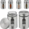 Salière et poivrière Relaxdays, lot de 6, 3 tailles de Voir les images du produit 1