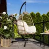 di volio Hängesessel mit Gestell Beluno beige, Hängestuhl Produktbild-Vorschau 7
