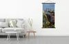 MuchoWow® Textilposter Hirsche - Wald - Nebel 90x180 cm mit Produktbild-Vorschau 3
