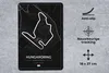 MuchoWow® Mauspad Mousepad F1 - Ungarn - Auto - Rennstrecke Produktbild-Vorschau 2