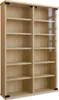 VCM - Drewno CD DVD Stand Shelf Gallery Drzwi szklane Podgląd zdjęcia produktu 2