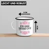 Trendation - Büro Emaille Tasse Lustig mit Spruch - Ich Produktbild-Vorschau 4
