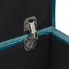 Relaxdays Samthocker mit Stauraum, gepolstert, eckig, mit Produktbild-Vorschau 7