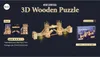 A 3D wooden puzzle of Tower Bridge is displayed with accompanying details and packaging. Anteprima dell’immagine prodotto