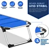 tillvex® Lehátko so strieškou a vankúšom Blue - prémiové Náhľad obrázku produktu 3