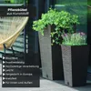 Pflanztopf aus Kunststoff H 50 cm - Ø 26,5 cm , wetterfest Produktbild-Vorschau 4