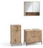 Badmöbel-Set Vicco Eliza Viking Oak 3-teilig, Model 59689 Produktbild-Vorschau 1