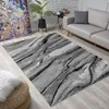 Prostokątny dywan 160x220 cm LUKEN - szary / czarny Podgląd zdjęcia produktu 2