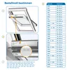 DTCH® Dachfenster verdunkelungsrollo für Velux UK08 Produktbild-Vorschau 8