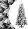 vidaXL Künstlicher Weihnachtsbaum Beschneit 150 cm PVC&PE Produktbild-Vorschau 8