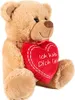 Brubaker Teddy Plüschbär mit Herz Rot - Ich hab Dich lieb - Produktbild-Vorschau 2