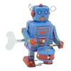Clockwork Drumming Robot Toy,Drum Wind Up Robot,Metal Tin Náhled obrázku produktu 7