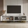 Sweiko TV-Schrank, Lowboard mit strukturierten Türen, Produktbild-Vorschau 5