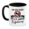 40. Geburtstag Kaffeebecher Schwarz mit lustigem Spruch: 18 Produktbild-Vorschau 2