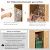Afvalscheidingskast 3-vaks, verrijdbare afvalkast met 3 Productafbeelding-voorbeeld 5