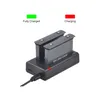 Trade-Shop 3in1 Set: 2x Akku 2000mAh + USB-C Dual LED Produktbild-Vorschau 5