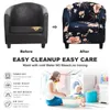 2 kusy potahu na židle Club Chair Covers, Stretch Printed Náhled obrázku produktu 6