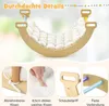 2 in 1 Kletterbogen mit Kissen, Bogenwippe aus Holz, Produktbild-Vorschau 4