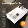 Waschbecken mit Unterschrank 40 cm Schwarz – JINDOLI Produktbild-Vorschau 4